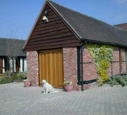 Timber side hinged doors with antique ironmongery